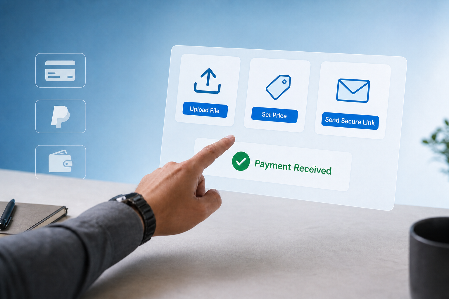 Comment encaisser avant de livrer un fichier (fini les impayés)
